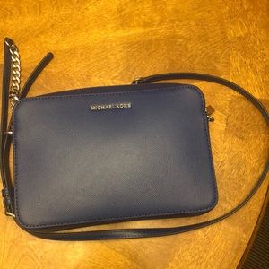 Michael Kors Sapphire leather Crossbody.